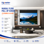 Embedded ceiling-mounted retractable projection screen