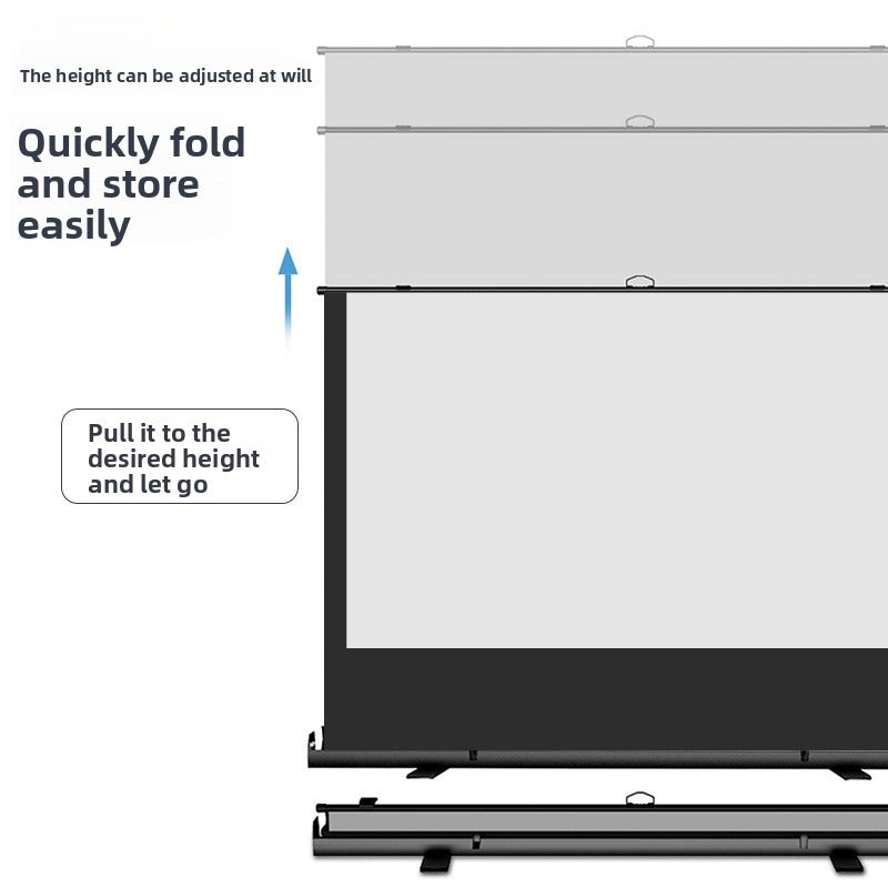 Manual Floor Rising Projector Screen