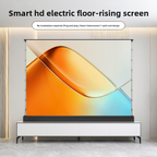 Electric Floor Rising Projector Screen