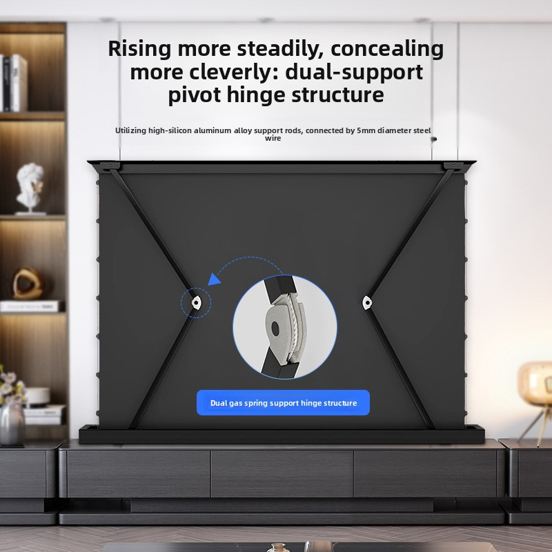 Electric Floor Rising Projector Screen