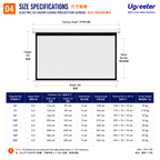 Electric Drop-down Projector Screen