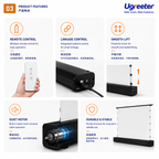 Electric Floor Rising Projector Screen