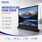 Electric Floor Rising Projector Screen
